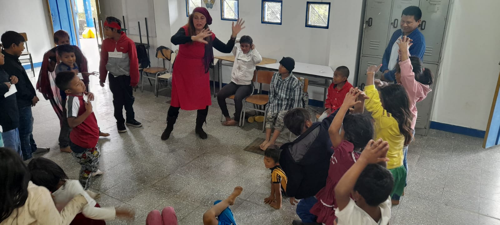 Taller de teatro en el resguardo Embera Chamí